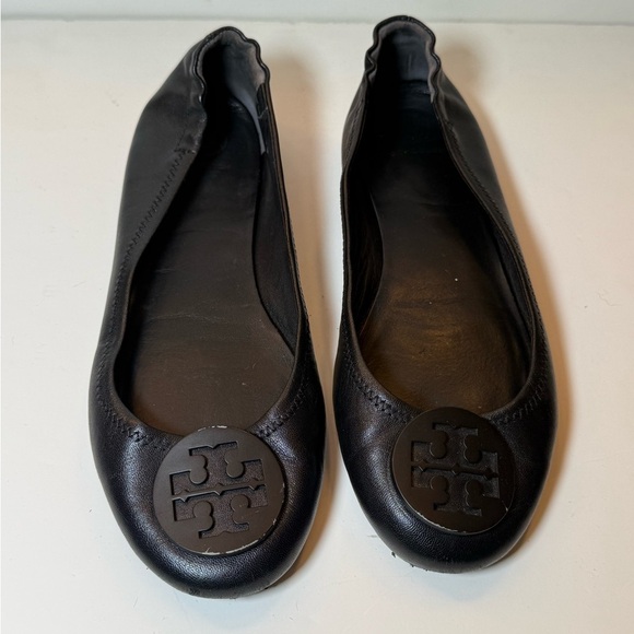 Tory Burch Shoes - Tory Burch Black Leather Ballet Flats Size 8